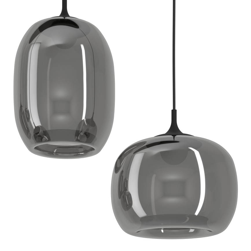 Eglo - Lámpara de araña LED regulable 6xLED/3,7W/230V 2700-6500K ahumado + control remoto