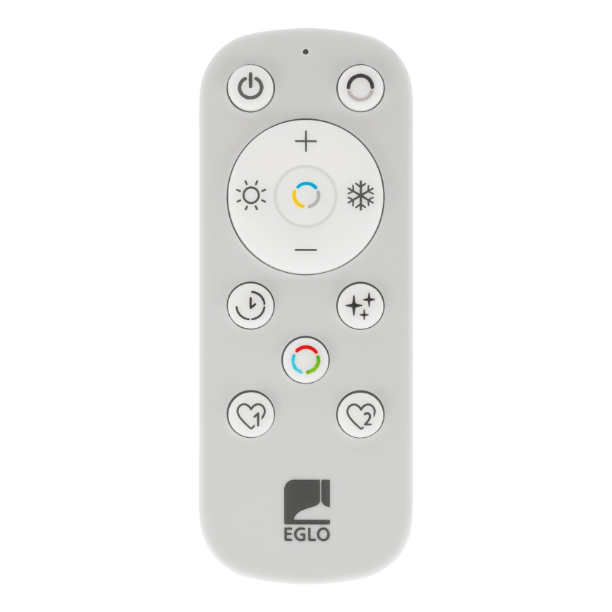 Eglo - Lámpara de araña LED regulable 6xLED/3,7W/230V 2700-6500K ahumado + control remoto