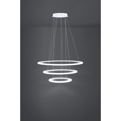 Eglo - Lámpara de araña LED regulable 1xLED/45W/230V + 1xLED/33W + 1xLED/19,5W