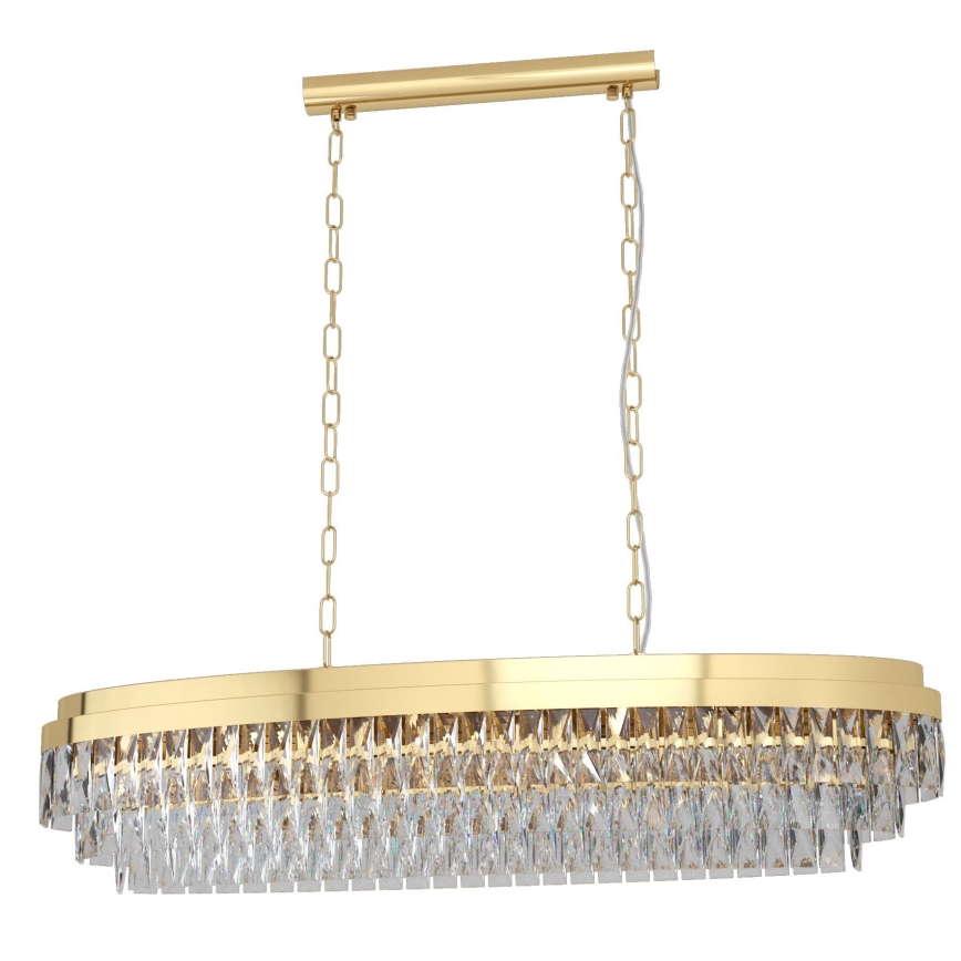 Eglo - Lámpara colgante con cadena 13xE14/40W/230V dorado