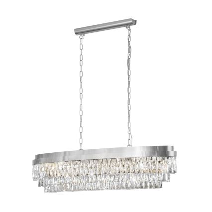 Eglo - Lámpara de araña de luces con cadena 13xE14/40W/230V cromo brillante