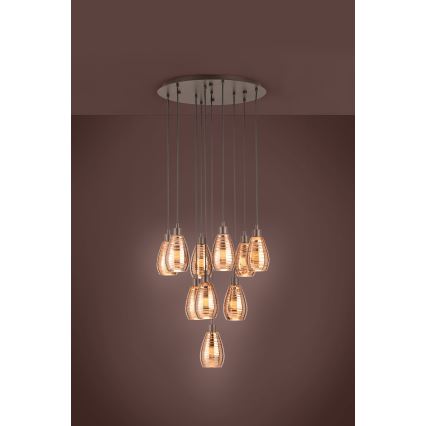 Eglo - Lámpara colgante 10xE27/60W/230V