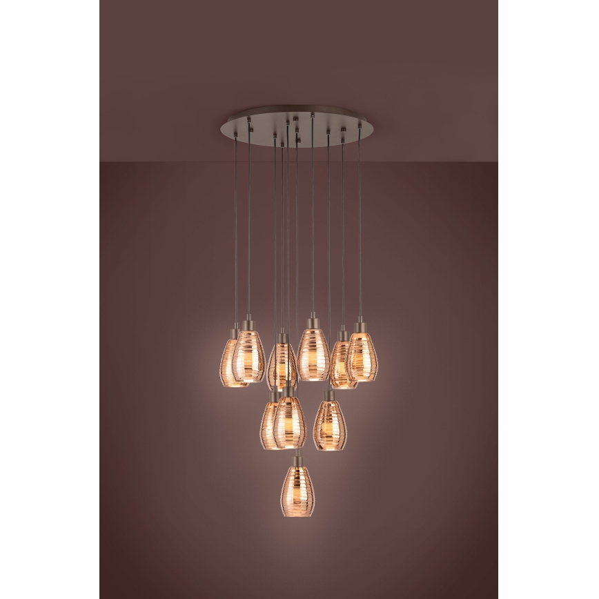 Eglo - Lámpara colgante 10xE27/60W/230V