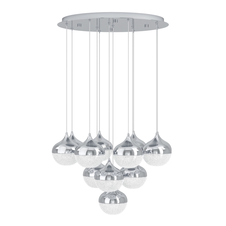 Eglo - Lámpara de araña LED Regulable de cable 10xLED/3,1W/230V
