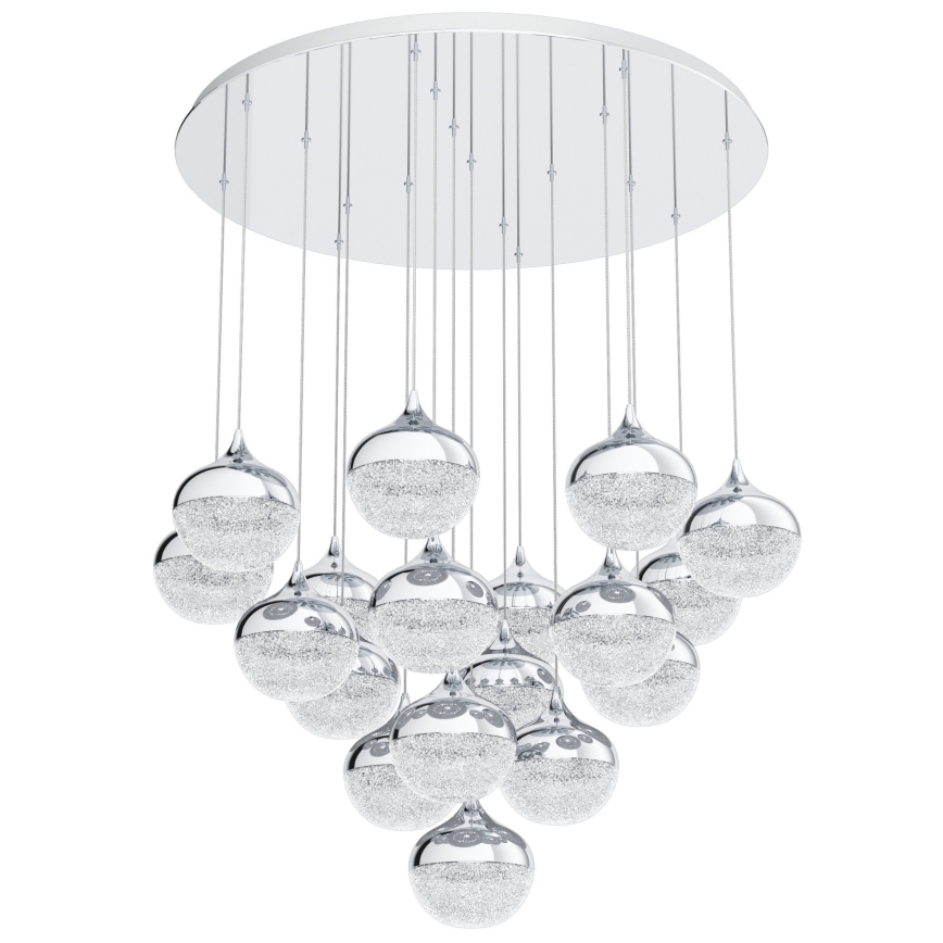 Eglo - Lámpara de araña LED regulable de cable 18xLED/3,1W/230V