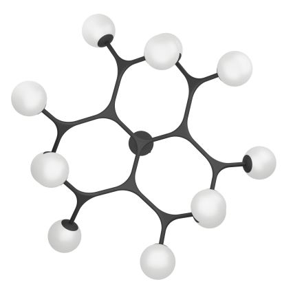 Eglo - Lámpara de araña de luces LED de superficie 12xG9/3W/230V