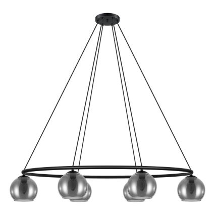 Eglo - Lámpara de araña de luces de cable 6xE14/25W/230V