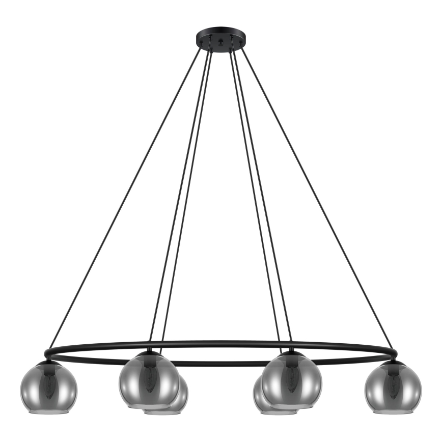 Eglo - Lámpara de araña de luces de cable 6xE14/25W/230V