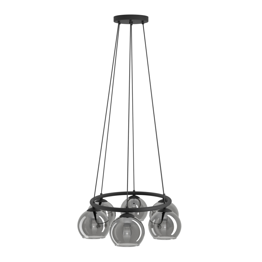 Eglo - Lámpara de araña de luces de cable 6xE14/25W/230V