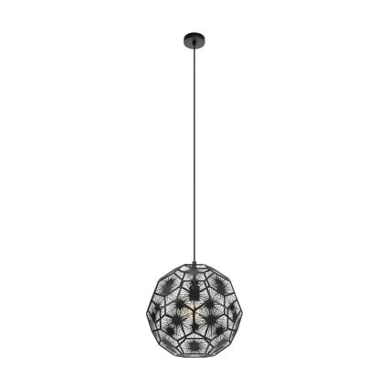 Eglo - Lámpara colgante 1xE27/60W/230V diá. 41 cm negro