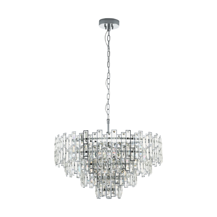 Eglo - Lámpara de araña de cadena 10xE14/25W/230V dia. 78 cm