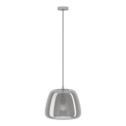 Eglo - Lámpara colgante 1xE27/40W/230V diá. 35 cm ahumado