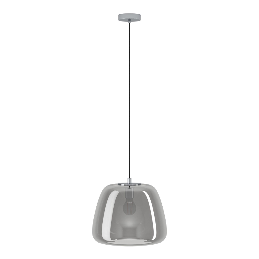 Eglo - Lámpara colgante 1xE27/40W/230V diá. 35 cm ahumado