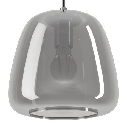 Eglo - Lámpara colgante 5xE27/40W/230V ahumado