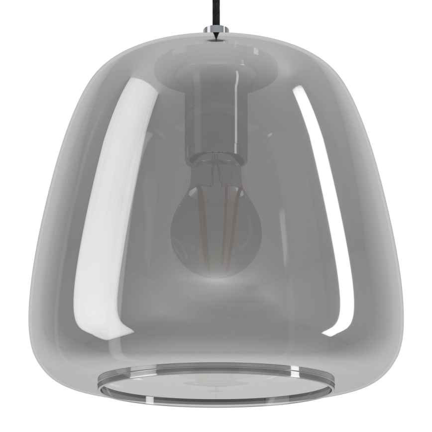 Eglo - Lámpara colgante 5xE27/40W/230V ahumado
