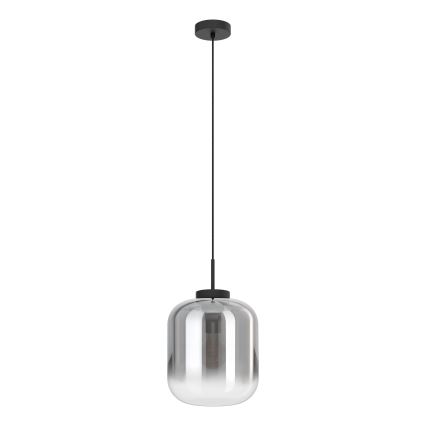 Eglo - Lámpara colgante 1xE27/40W/230V diá. 25 cm ahumado