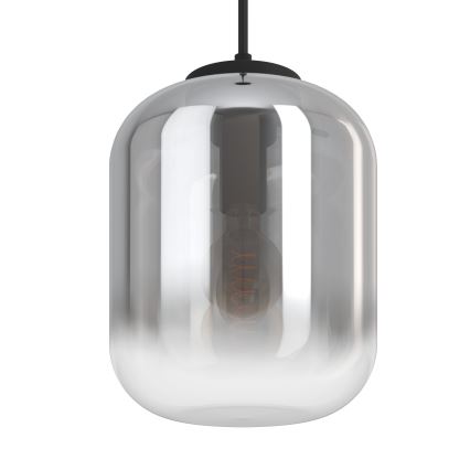 Eglo - Lámpara colgante 1xE27/40W/230V diá. 25 cm ahumado