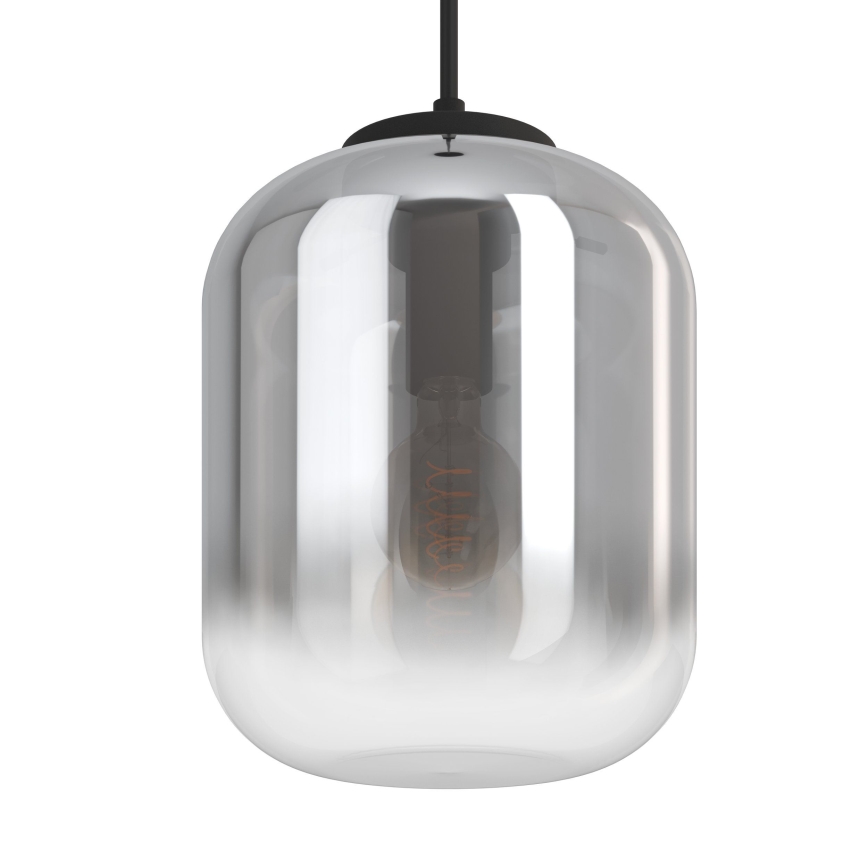 Eglo - Lámpara colgante 1xE27/40W/230V diá. 25 cm ahumado