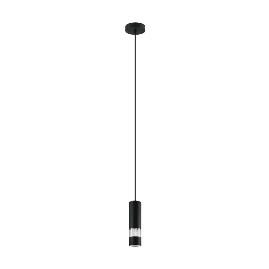 Eglo - Lámpara LED colgante 1xGU10/4,6W/230V negro