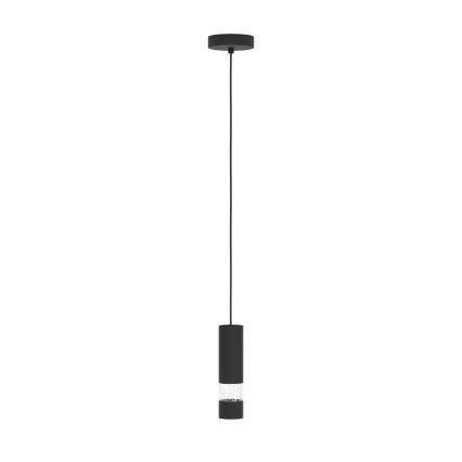Eglo - Lámpara LED colgante 1xGU10/4,6W/230V negro