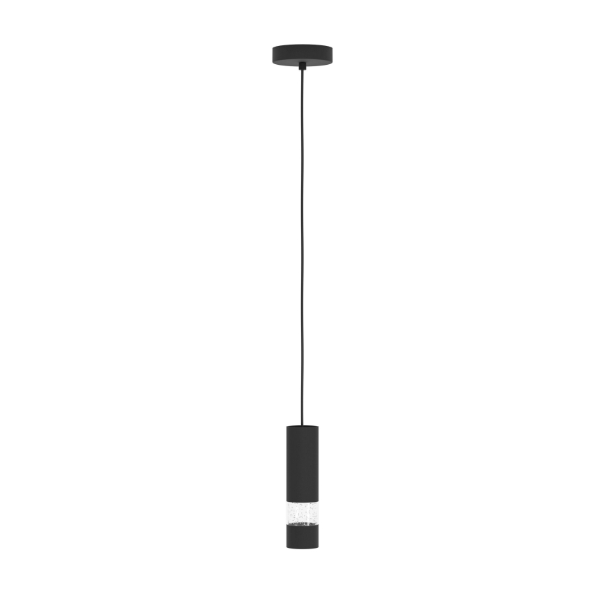 Eglo - Lámpara LED colgante 1xGU10/4,6W/230V negro