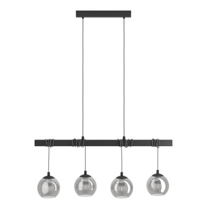 Eglo - Lámpara colgante de cable 4xE27/40W/230V