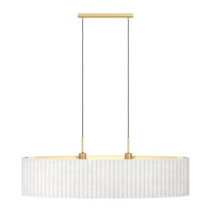 Eglo - Lámpara colgante de cable 2xE27/40W/230V blanco