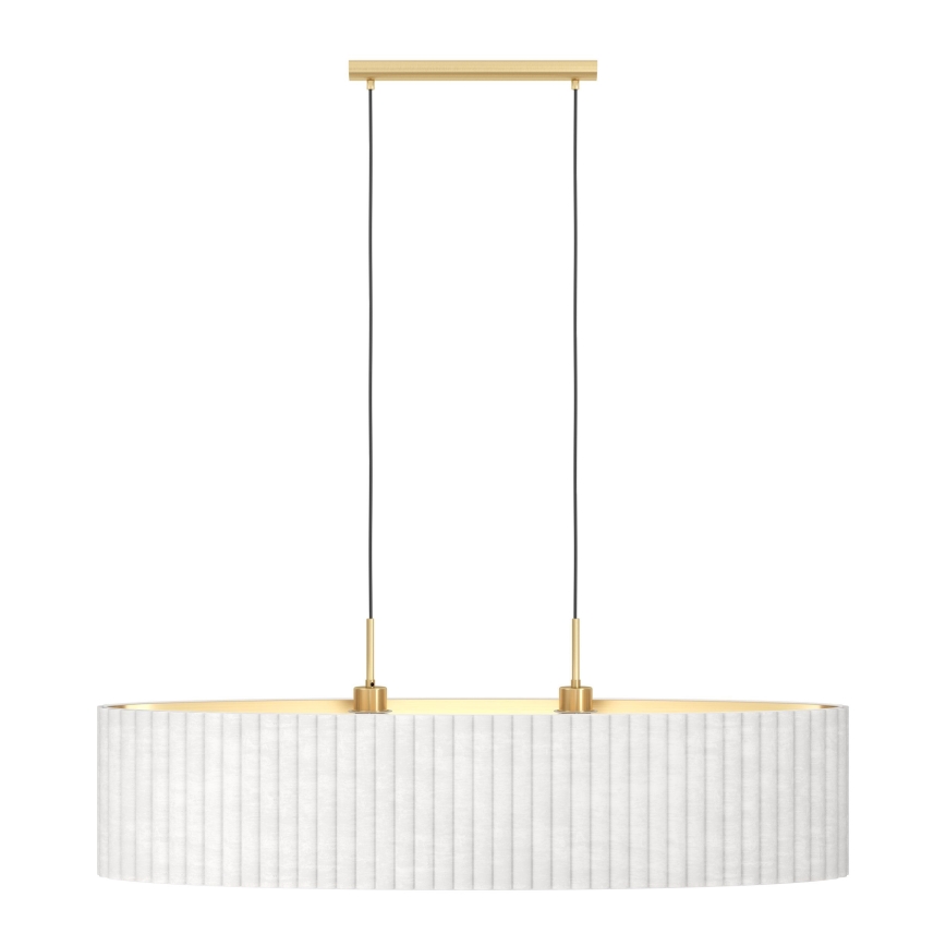 Eglo - Lámpara colgante de cable 2xE27/40W/230V blanco