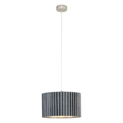 Eglo - Lámpara colgante de cable 1xE27/40W/230V gris