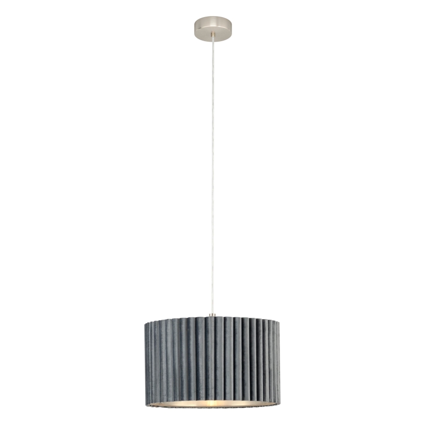 Eglo - Lámpara colgante de cable 1xE27/40W/230V gris