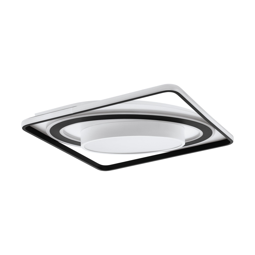 Eglo - Plafón LED regulable LED/21,5W/230V + LED/10,5W + LED/3W 3000-6500K negro + control remoto