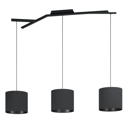Eglo - Lámpara de araña de cable 3xE27/40W/230V