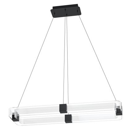 Eglo - Lámpara de araña LED regulable LED/39,2W/230V 3000K negro