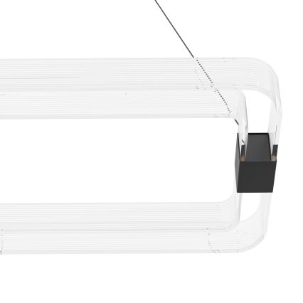Eglo - Lámpara de araña LED regulable LED/39,2W/230V 3000K negro