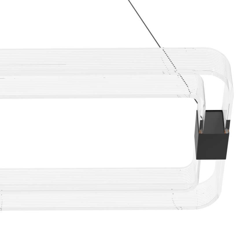 Eglo - Lámpara de araña LED regulable LED/39,2W/230V 3000K negro