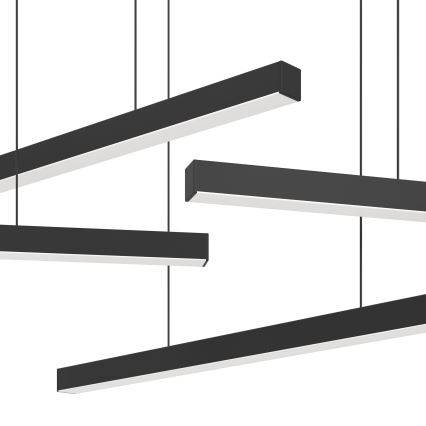 Eglo - Lámpara de araña LED regulable 6xLED/8,4W/230V 3000K negro
