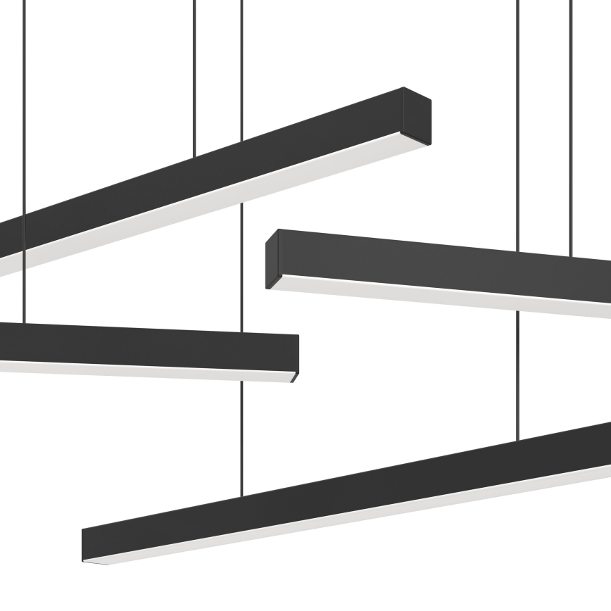Eglo - Lámpara de araña LED regulable 6xLED/8,4W/230V 3000K negro