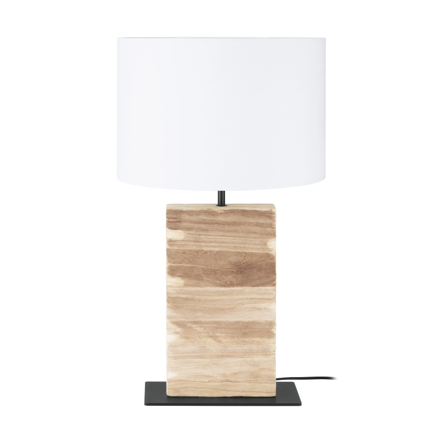 Eglo - Lámpara de mesa 1xE27/40W/230V 62,5 cm marrón