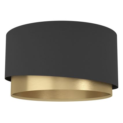 Eglo - Plafón 1xE27/40W/230V negro/dorado