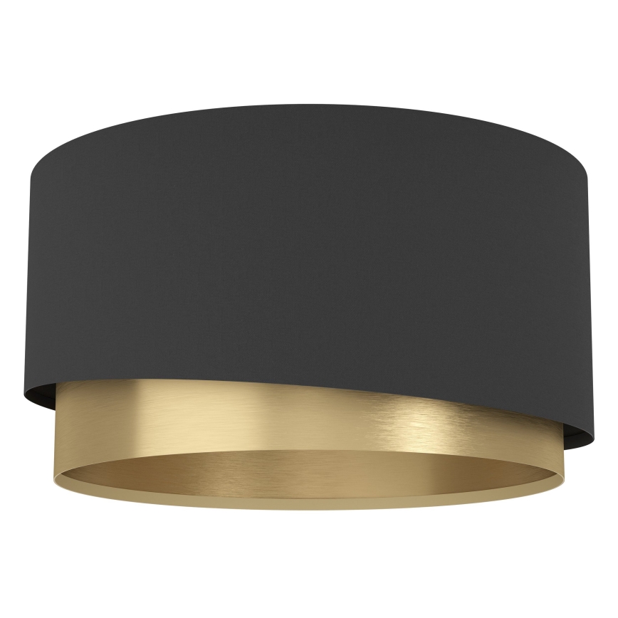 Eglo - Plafón 1xE27/40W/230V negro/dorado