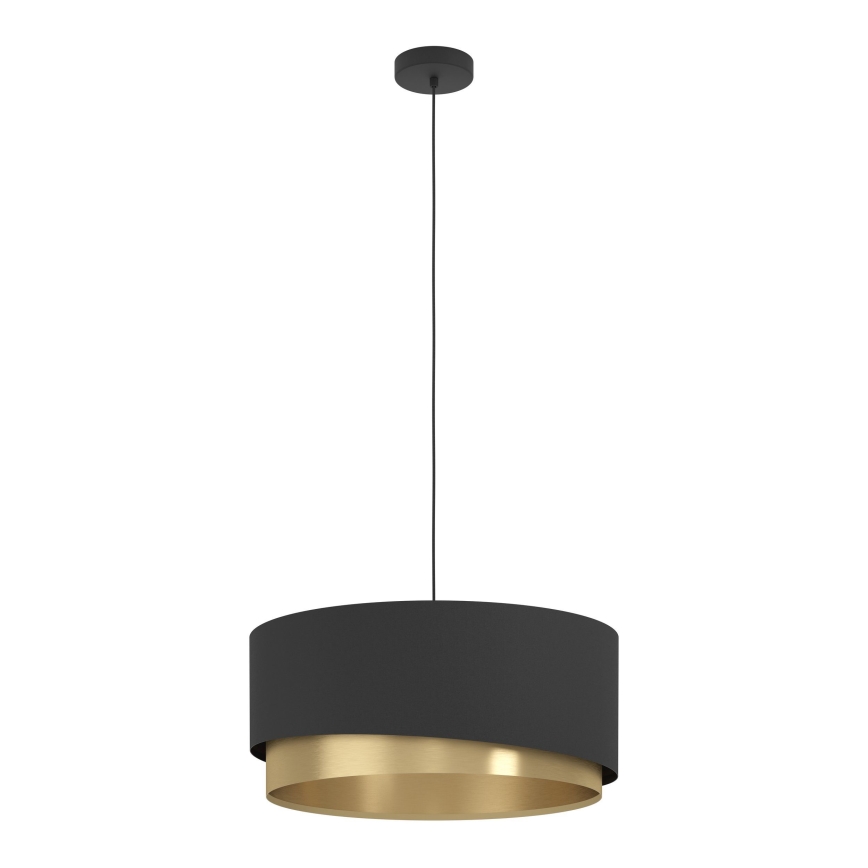 Eglo 39926 - Lámpara colgante MANDERLINE 1xE27/40W/230V negro/dorado