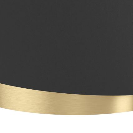 Eglo 39926 - Lámpara colgante MANDERLINE 1xE27/40W/230V negro/dorado