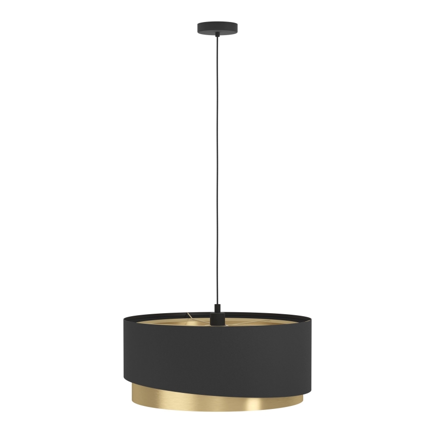 Eglo 39926 - Lámpara colgante MANDERLINE 1xE27/40W/230V negro/dorado