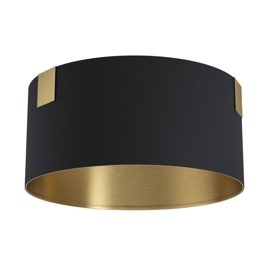 Eglo - Plafón 1xE27/40W/230V negro/dorado