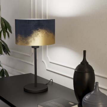 Eglo 39975 - Lámpara de mesa CASUARITA 1xE27/40W/230V azul/dorado