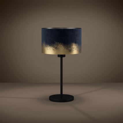 Eglo 39975 - Lámpara de mesa CASUARITA 1xE27/40W/230V azul/dorado