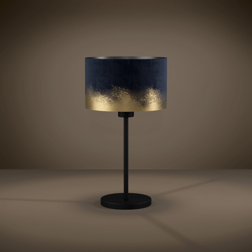 Eglo 39975 - Lámpara de mesa CASUARITA 1xE27/40W/230V azul/dorado