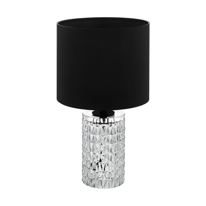 Eglo - Lámpara de mesa 1xE27/40W/230V negro