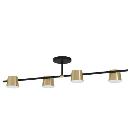 Eglo - Lámpara de techo LED 4xGU10/4,6W/230V 3000K dorado