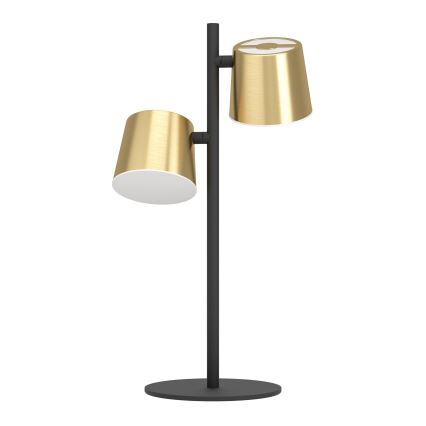 Eglo - Lámpara de mesa LED 2xGU10/4,6W/230V 3000K dorado